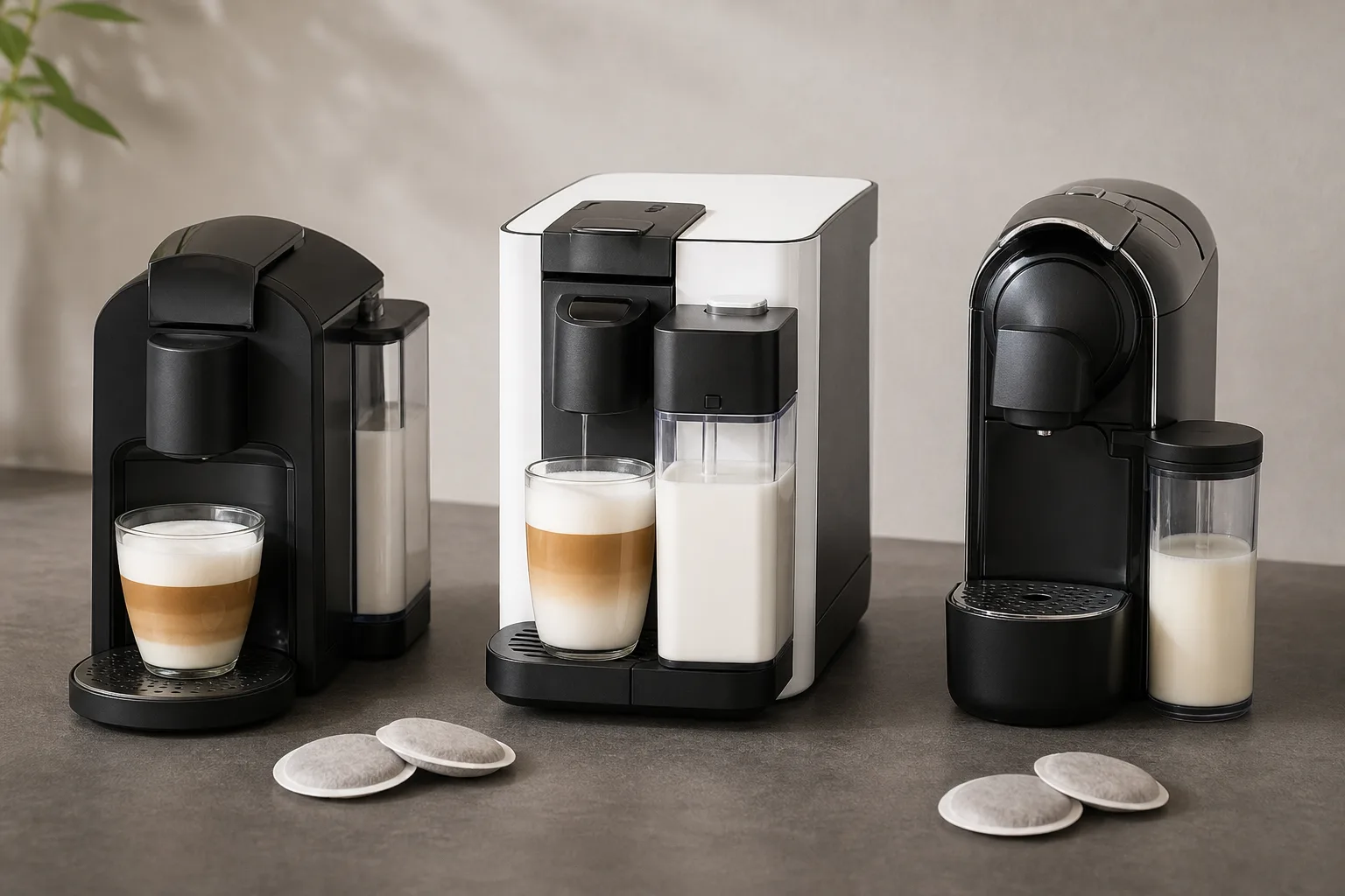 Kaffeepadmachine mit Milchfunktion: Modelle und wichtige Kaufkriterien