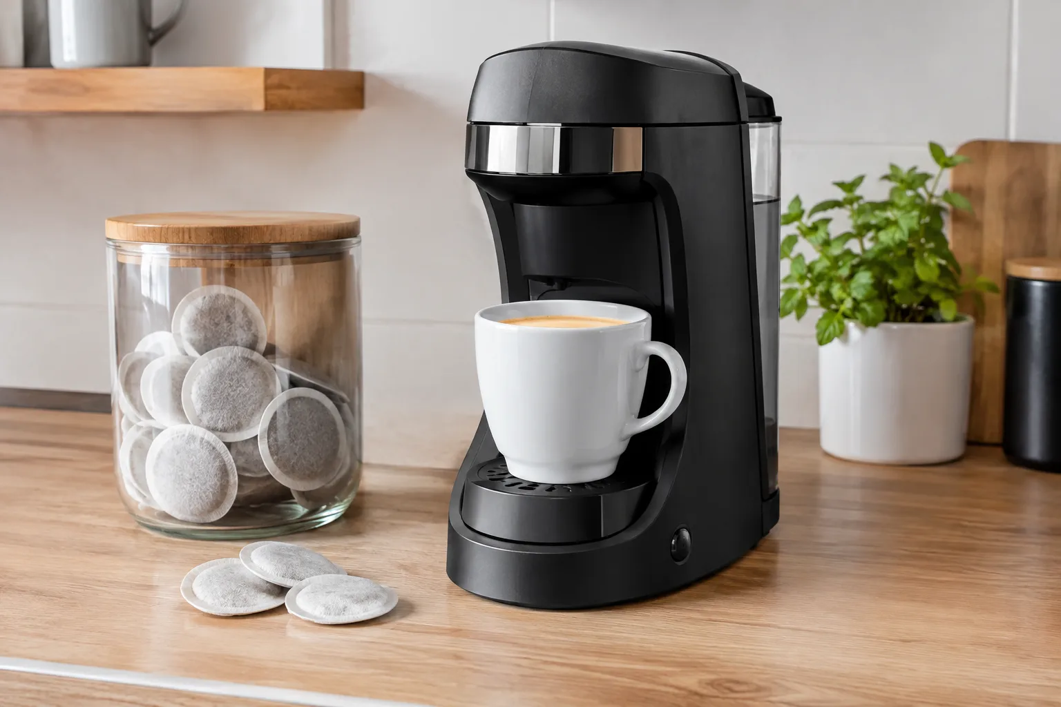 Kaffeepadmachine mit guenstigen Pads: Modelle fuer niedrige Folgekosten
